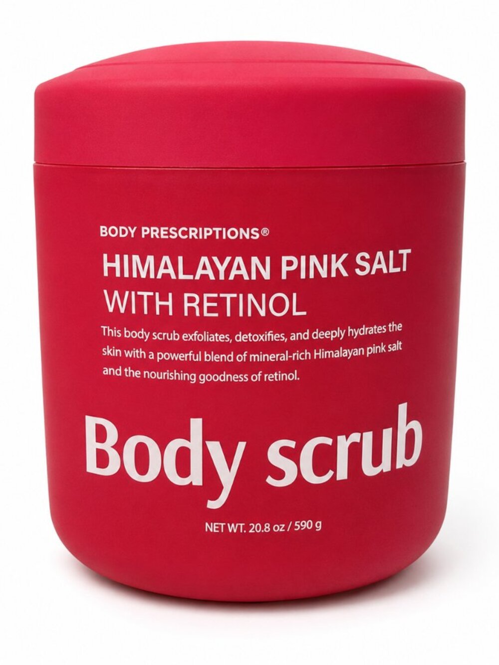 Body Prescriptions Himalayan Pink Salt with Retinol Body Scrub, 20.8 oz